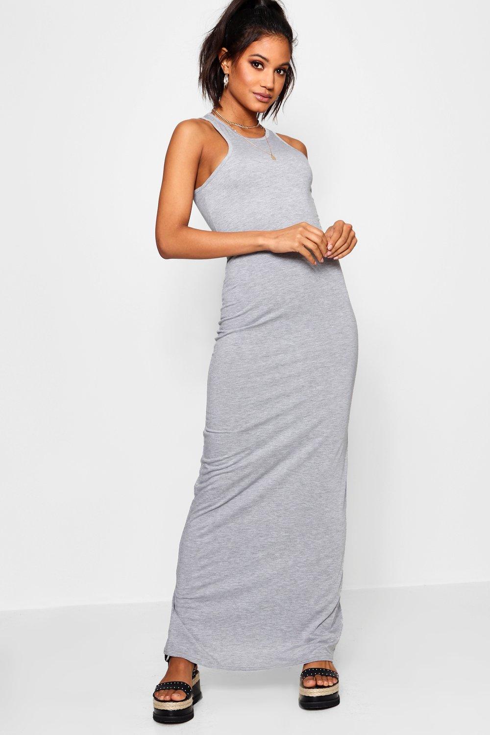 grey casual dress